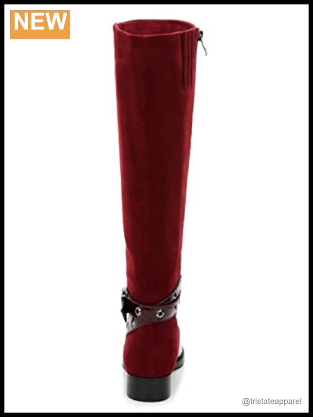 Faux Leather Knee-High Boots 2.25